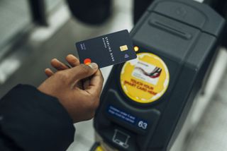 User paying for transport with Starling card