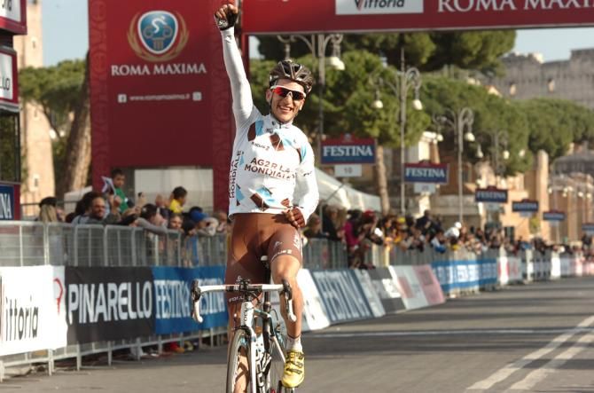 Blel Kadri (Ag2r-La Mondiale) holds on to win Roma Maxima
