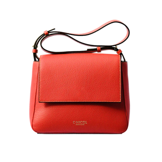 christmas gifts for her - red square flap over bag with long strap