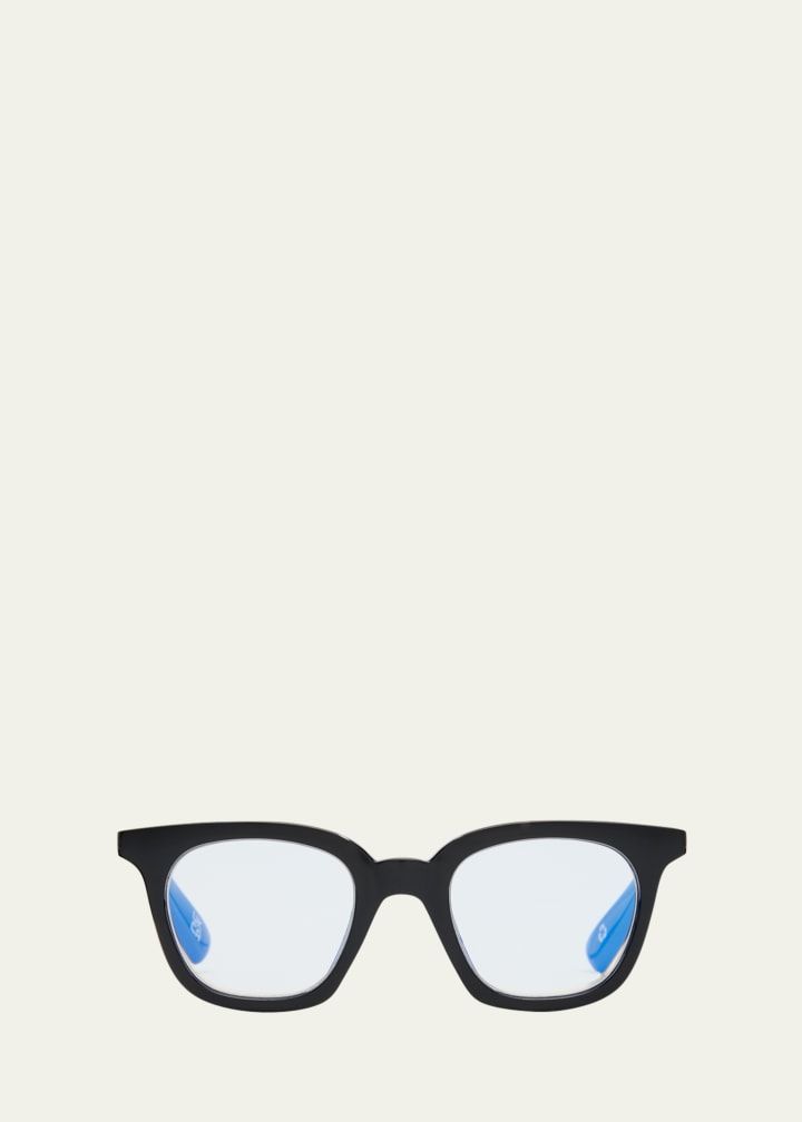 The Snatcher in Black Tie Cat-Eye Readers