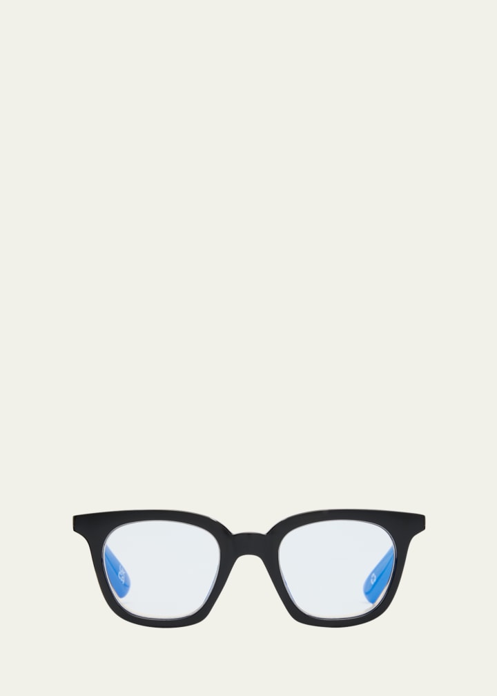 The Snatcher in Black Tie Cat-Eye Readers