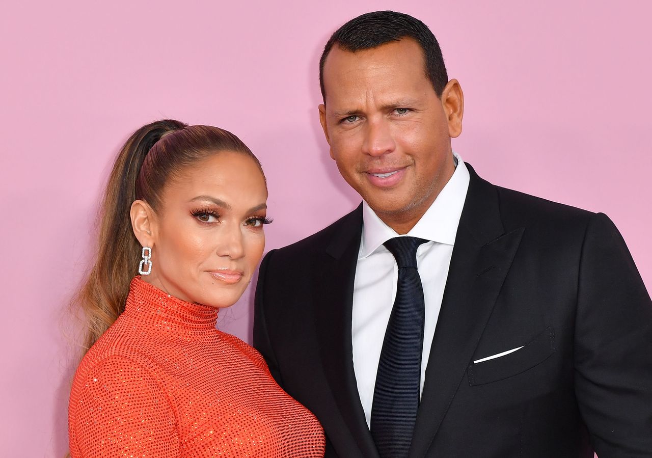 Jennifer Lopez and Alex Rodriguez.