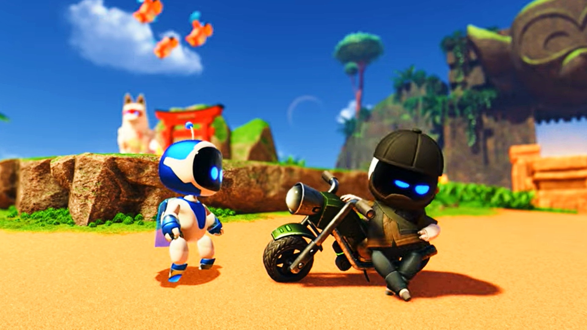 Deacon from Days Gone in Astro Bot