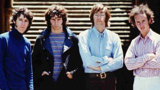 The Doors posing for a photograph in 1969