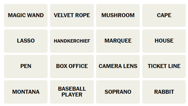 The New York Times Connections puzzle on April 23, 2026