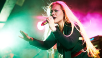 Amanda Somerville of Trillium performs on stage at the Corporation on May 13, 2012 in Sheffield, United Kingdom.