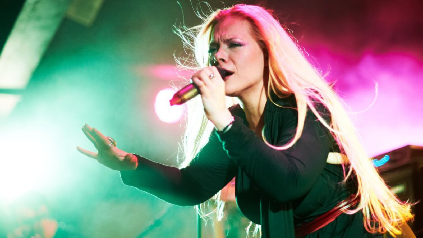 Amanda Somerville of Trillium performs on stage at the Corporation on May 13, 2012 in Sheffield, United Kingdom.