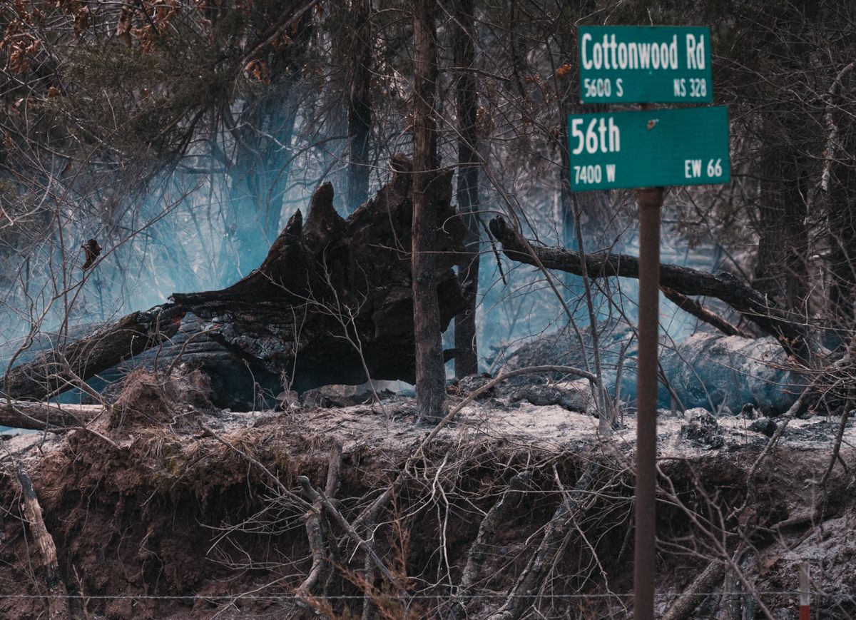 Several wildfires near Stillwater, Oklahoma on March 14 and 15 contributed to poor air quality and dangerous conditions