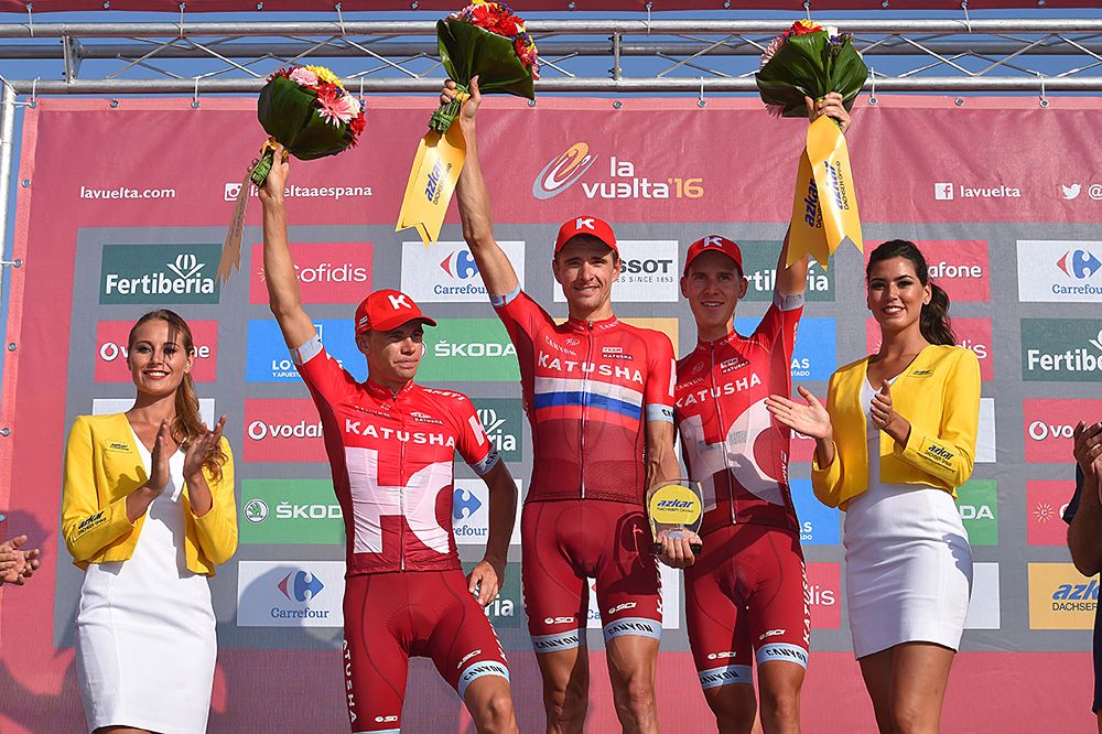 Katusha awarded the team prize for the stage
