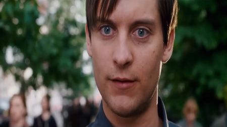 Tobey Maguire is going to put some dirt in someone's eye in Spider-Man 3