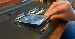 Replacing a hard drive with SSD