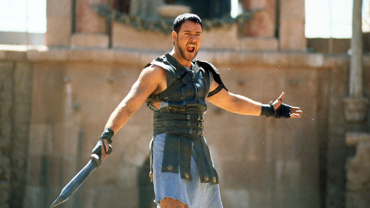 Russell Crowe reveals Thor Love and Thunder role — Crowe in Gladiator