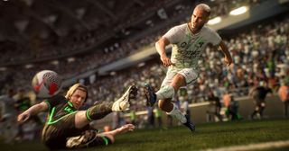 CGI footage from EA Sports video game EA FC 25