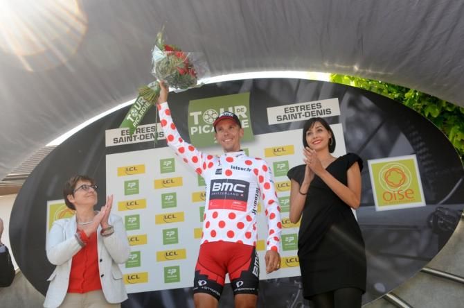 Gilbert in the KOM jersey