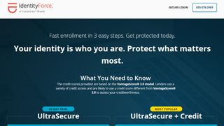IdentityForce website screenshot.