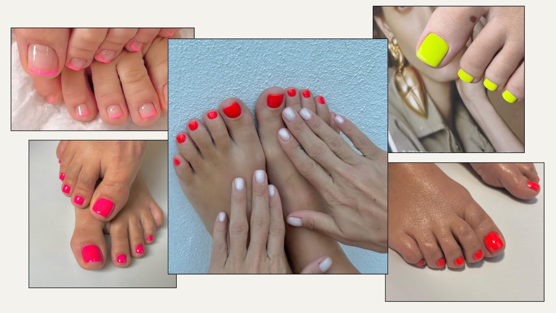 Neon Pedicure Trend
