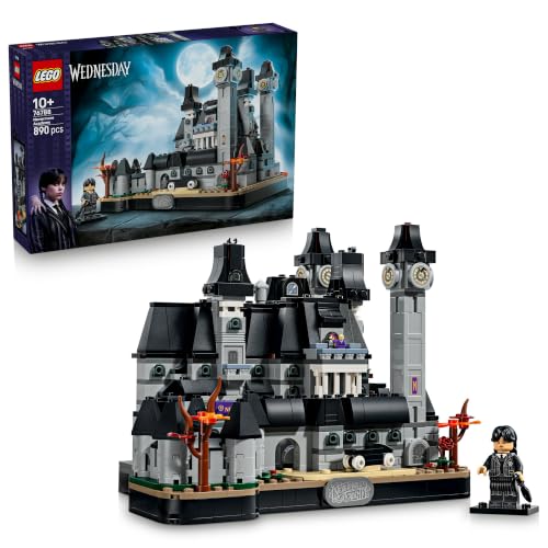 Lego® Wednesday Nevermore Academy 76788 Gothic Bedroom Décor for Kids Aged 10+ - Microscale Display Building Set With Wednesday Addams and Enid Sinclair Microfigures - Toy Idea for Girls and Boys