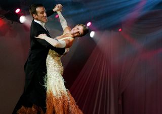 Anton Du Beke dancing with female partner
