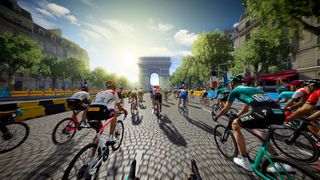 Tour de France 2022 computer game capture