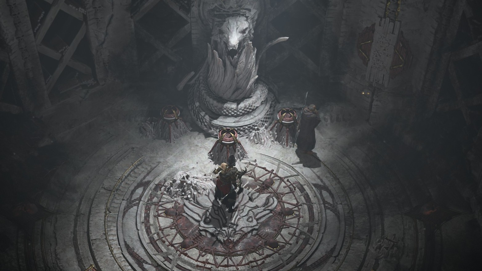 Diablo 4 Rathma's puzzle - Statue