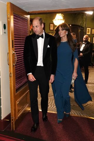 Prince William, Prince of Wales and Catherine, Princess of Wales attend the Royal Variety Performance at the Royal Albert Hall on November 30, 2023 in London, England.