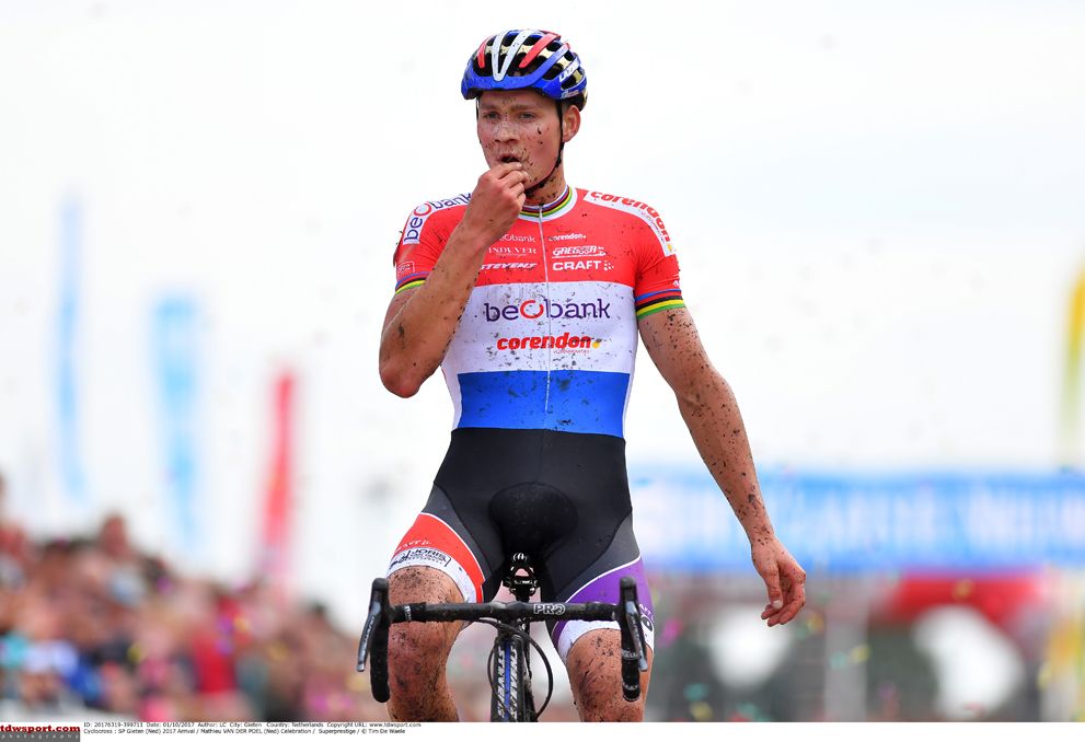 Mathieu Van Der Poel wins the Superprestige in Gieten