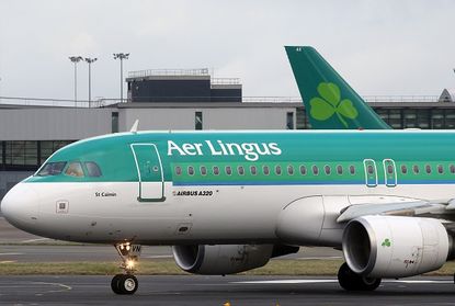 An Aer Lingus airplane.
