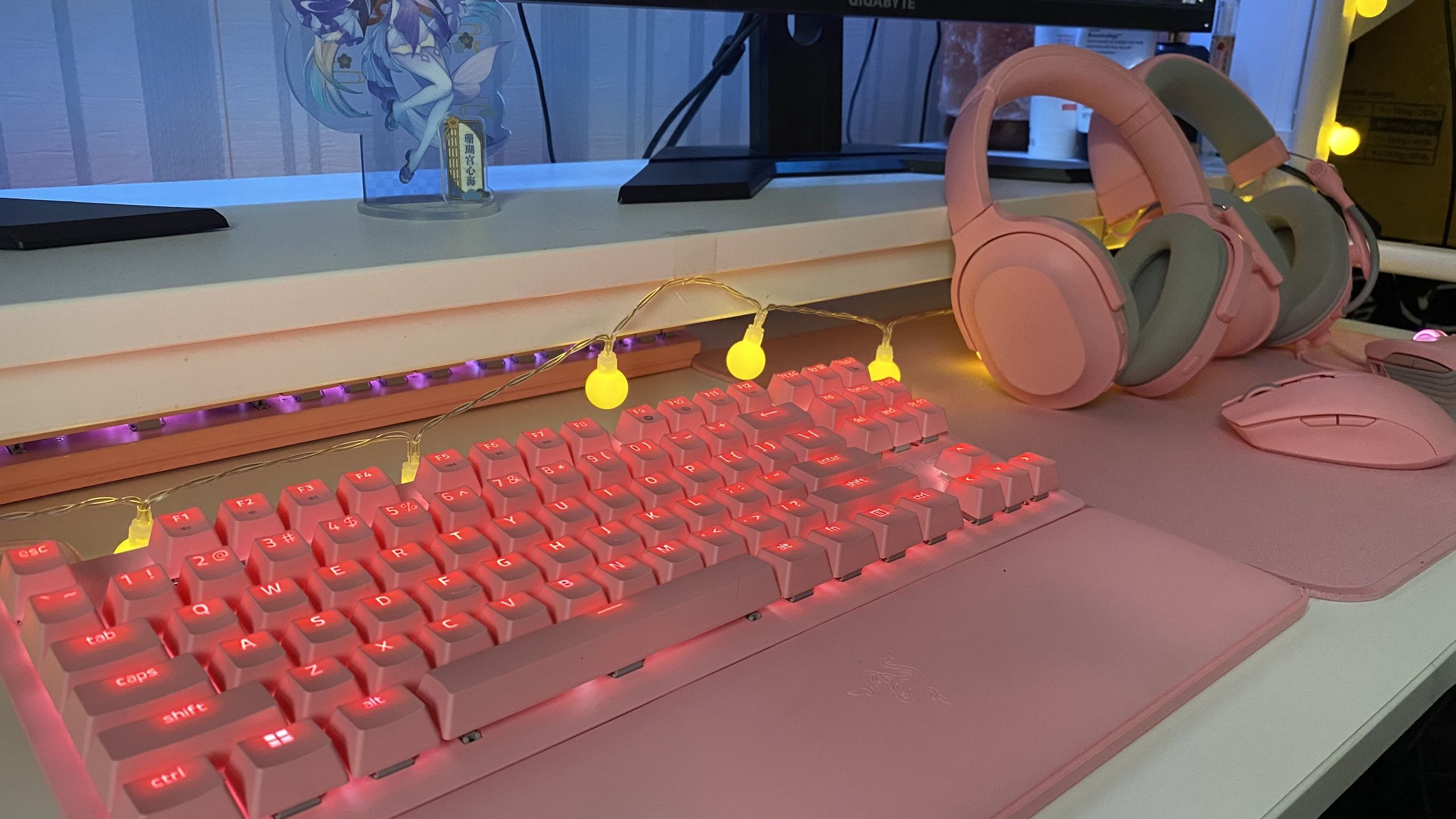 Pink peripherals have taken over my setup and I never want to go back ...