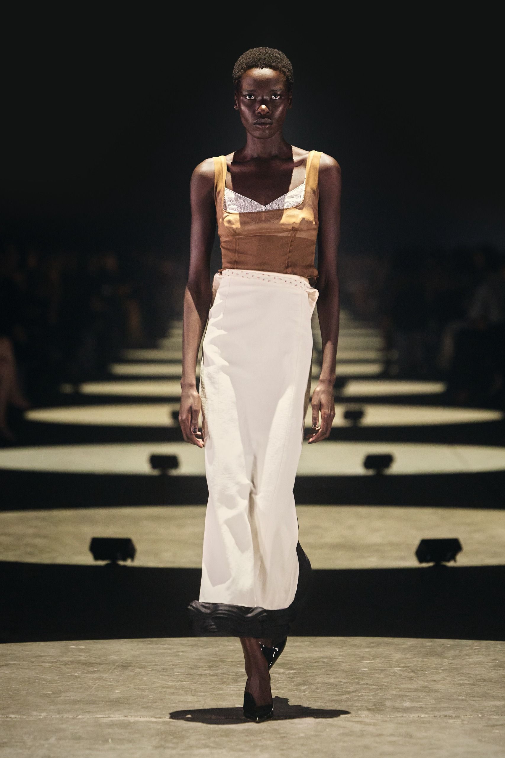 Khaite S/S 27, exposed underwear trend