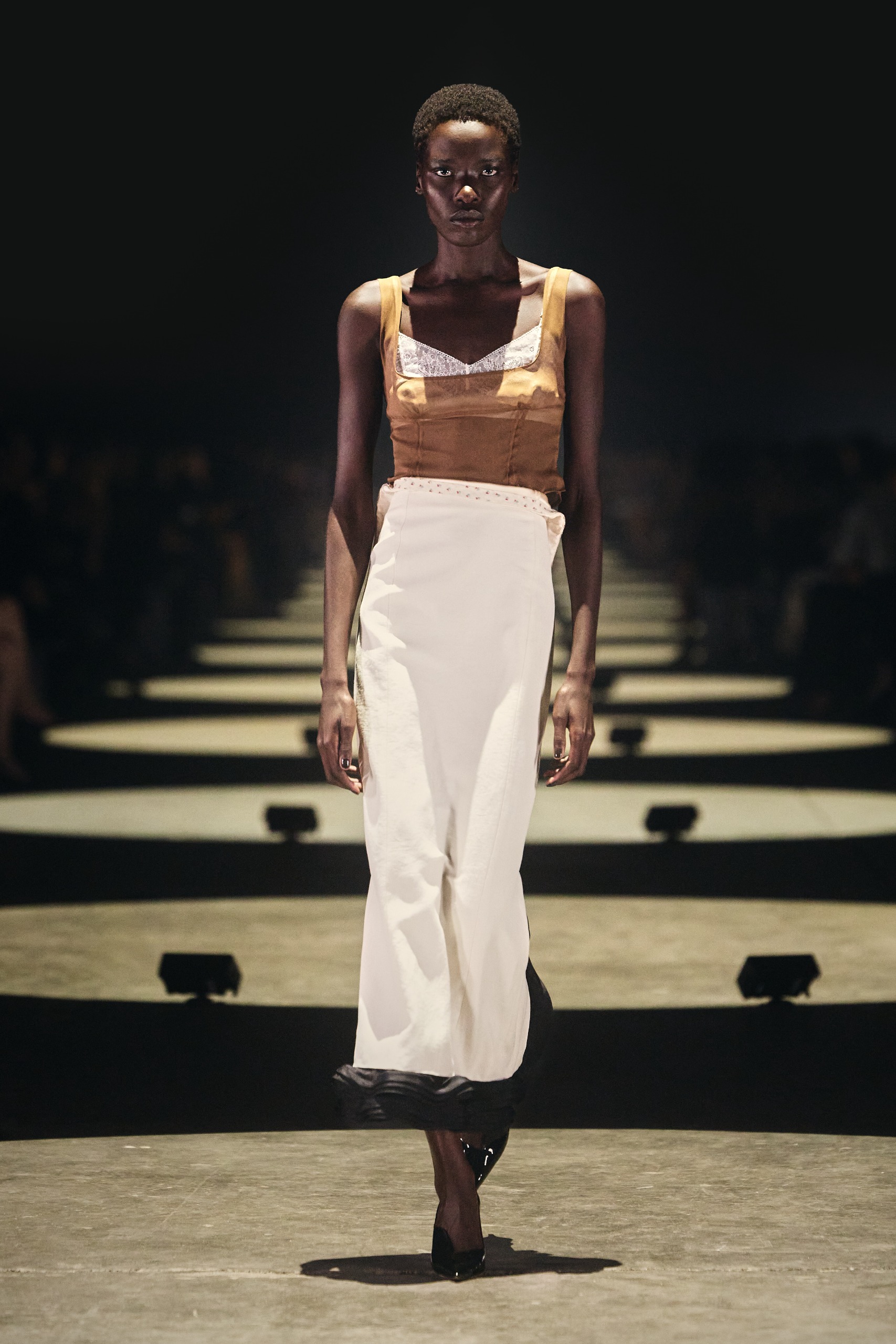 Khaite S/S 27, exposed underwear trend