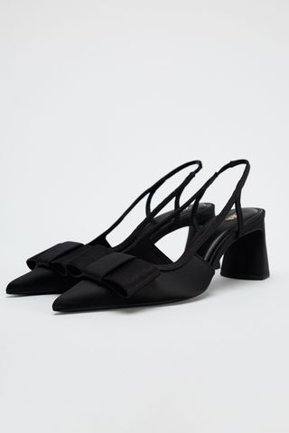 Slingbacks With Bow Detail