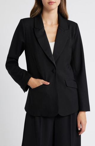 Single Breasted Stretch Blazer