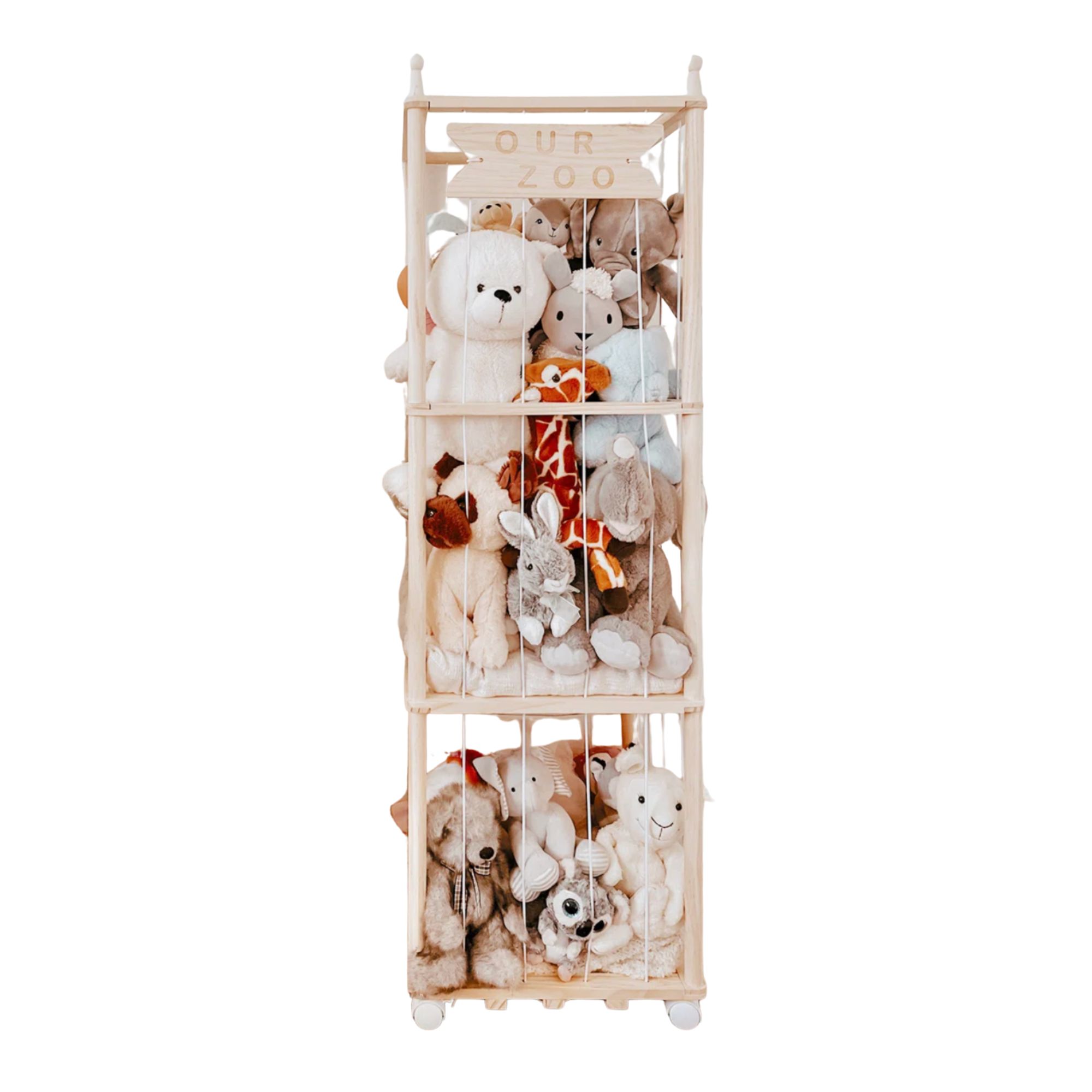 Standing Stuffed Animal Storage Organizer