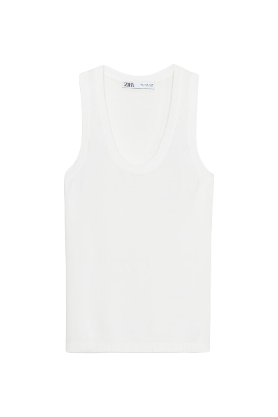 ZARA, Smooth Knit Basic Top