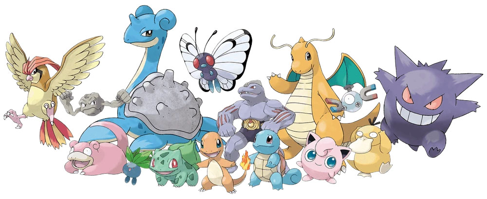 Nintendo Pokemon; cartoon creatures