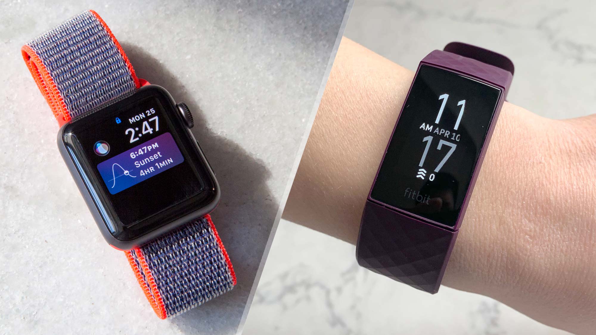 apple watch 5 vs fitbit charge 4