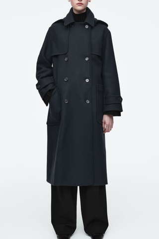 COS Hooded Wool Duffle Coat (Was $390)