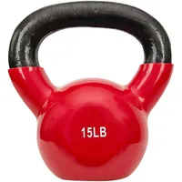 Sunny Health &amp; Fitness Vinyl Coated 15lbs Kettlebell: was $43 now $24