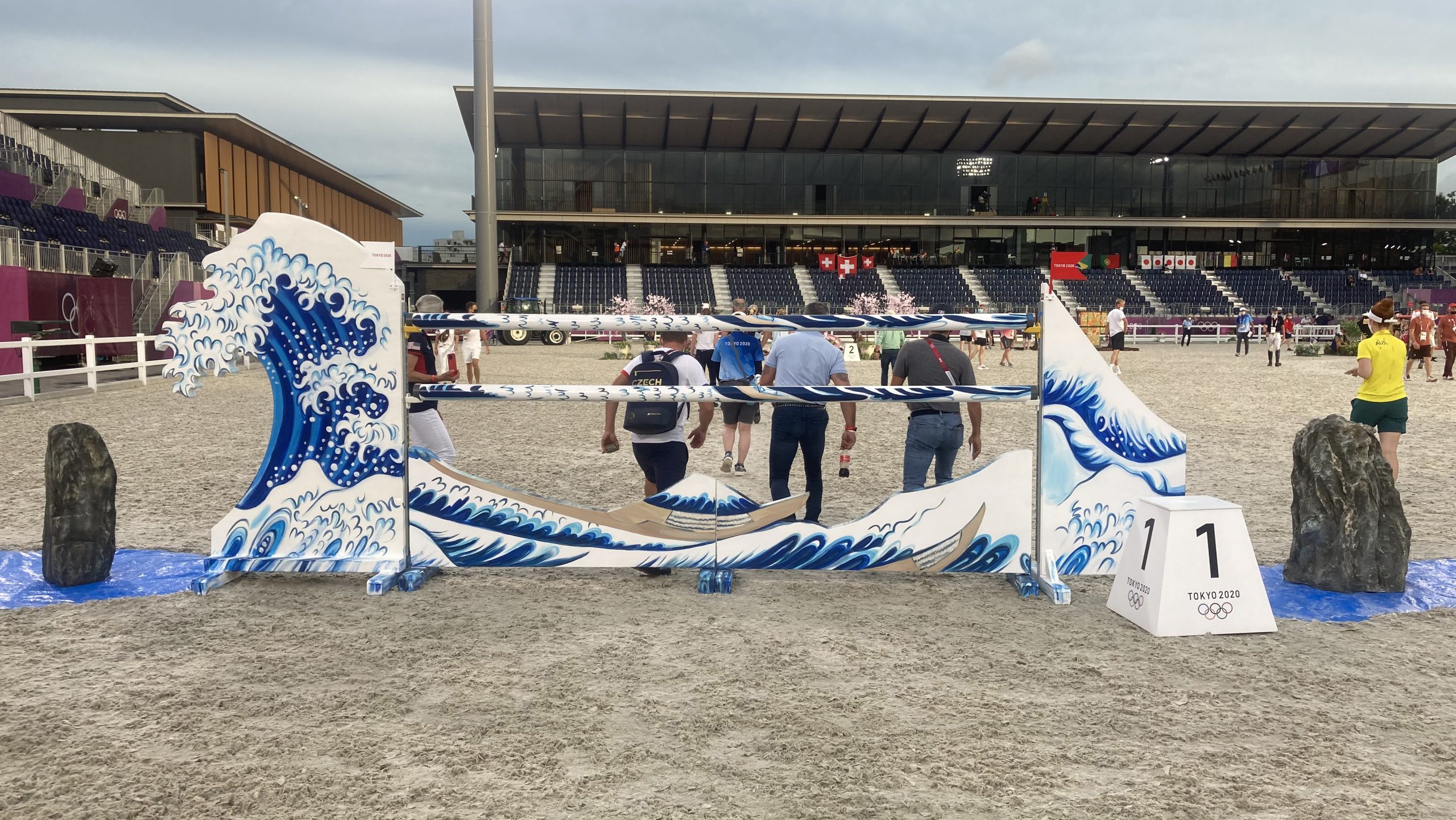 Olympic team showjumping &amp;ndash; course for the final
