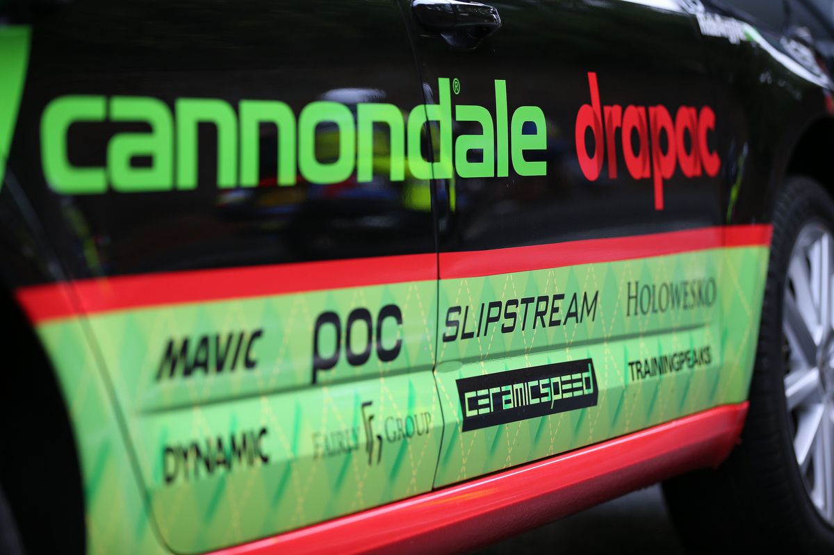 The Cannondale-Drapac team car