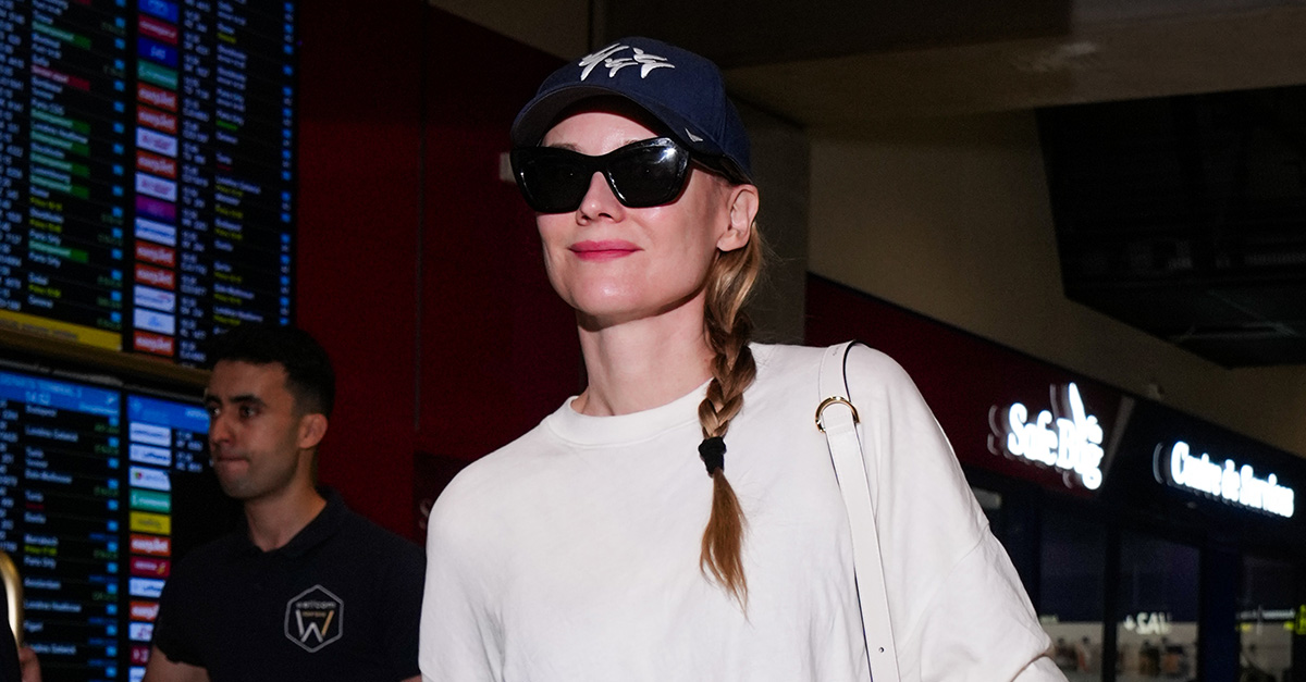 NICE, FRANCE - MAY 12: Diane Kruger is seen at Nice Airport during the 79th annual Cannes Film Festival on May 12, 2026 in Nice, France. 
