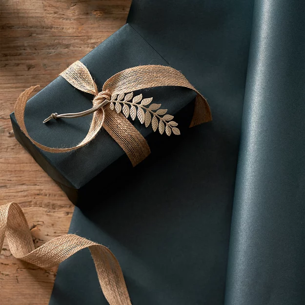 Metallic Fir Green Wrapping Paper &amp;ndash; 10m | Christmas Wrapping Paper ...