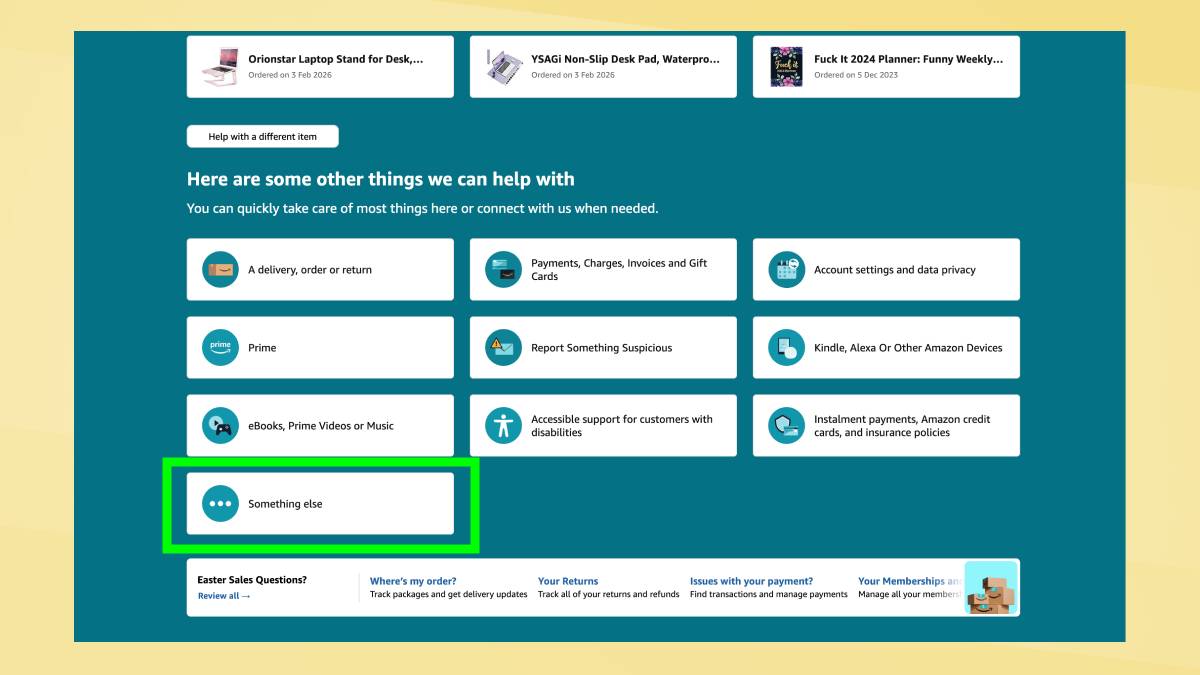 Something else highlighted in Amazon