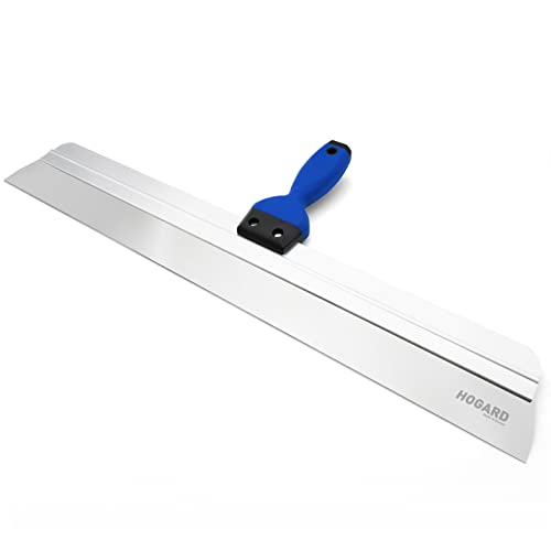 Hogard 24" Taping Knife | Made of Stainless Steel With a Soft Grip | Perfect Plastering Tool | Made in Eu