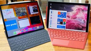 Ipad Pro Vs Surface Pro 7 Which Should You Buy Laptop Mag