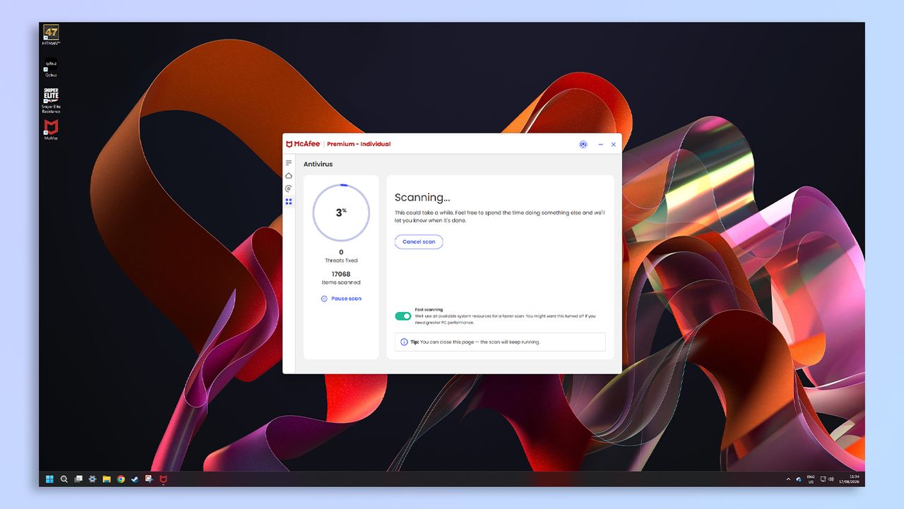 McAfee+ Premium screenshots on PC