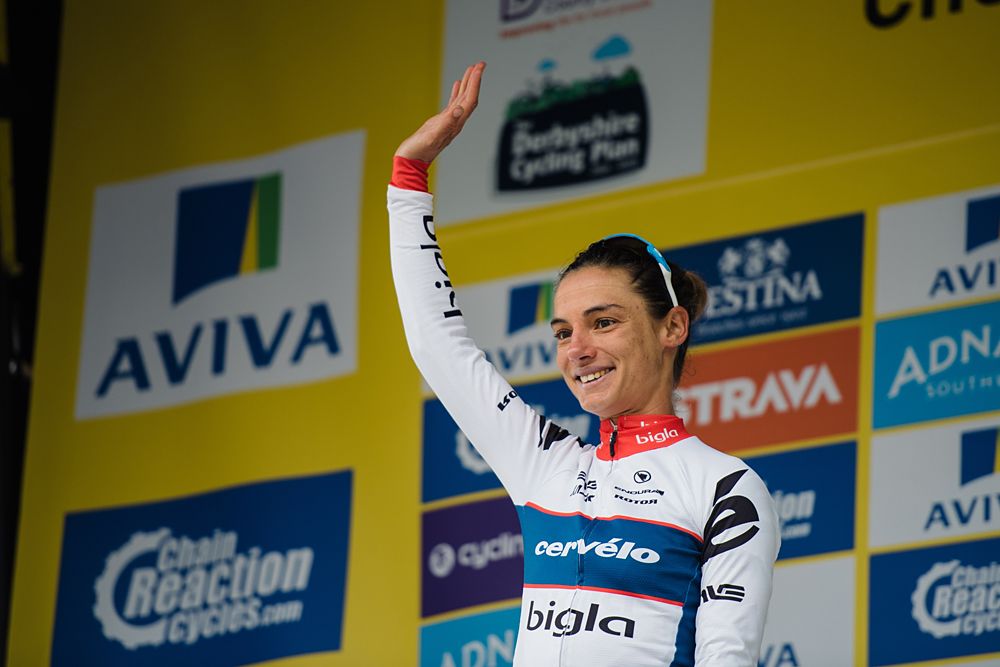 Ashleigh Moolman Pasio wins the most aggressive rider at Aviva Women's Tour 2016 - Stage 3