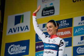 Ashleigh Moolman Pasio wins the most aggressive rider at Aviva Women's Tour 2016 - Stage 3