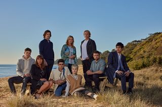 Riptide on Channel 5 sees Jo Joyner playing Alison (back row, centre) whose husband goes missing.