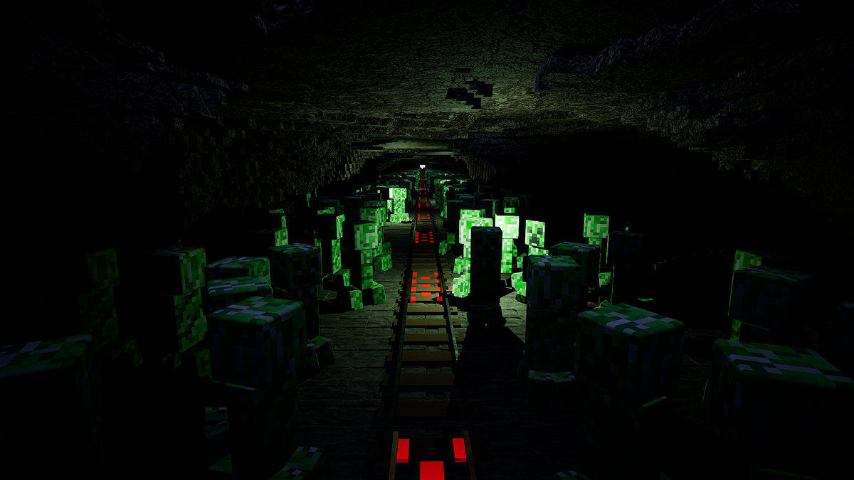 A scene from A Minecraft Movie